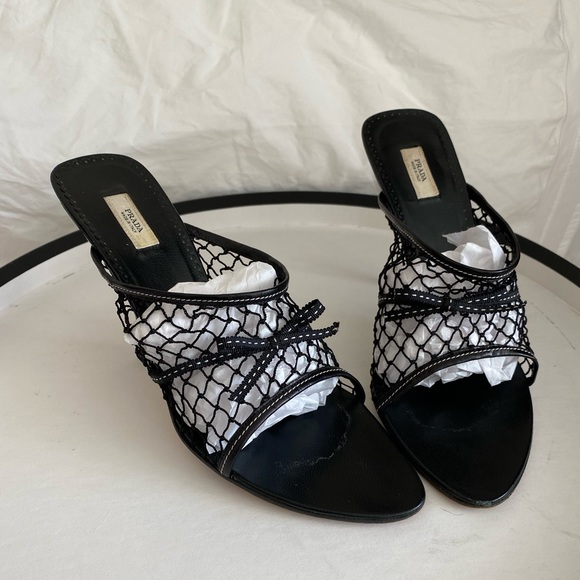 Gorgeous Vintage Prada Slides Mules - Picture 2 of 9
